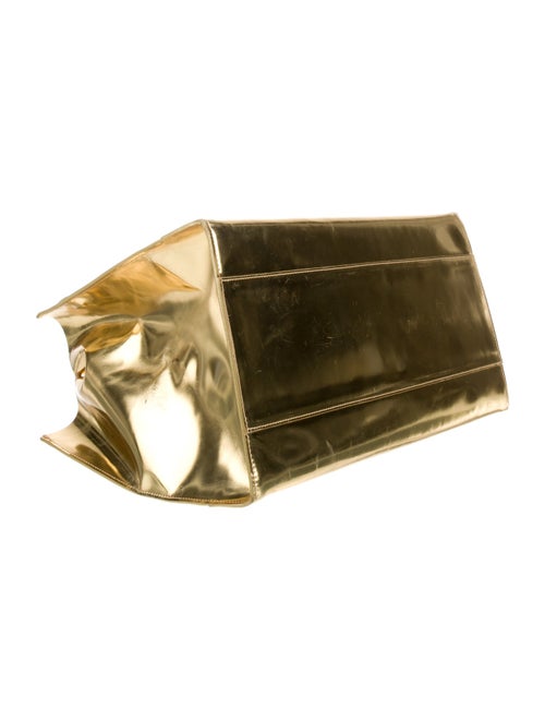 Ralph Lauren Patent Leather Top Handle Bag