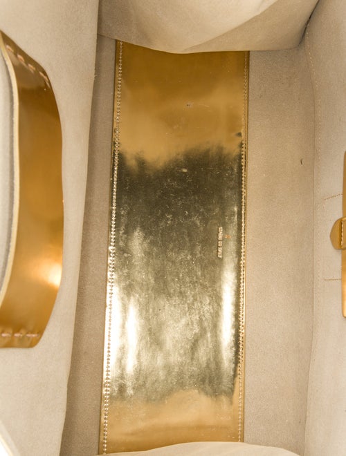 Ralph Lauren Patent Leather Top Handle Bag