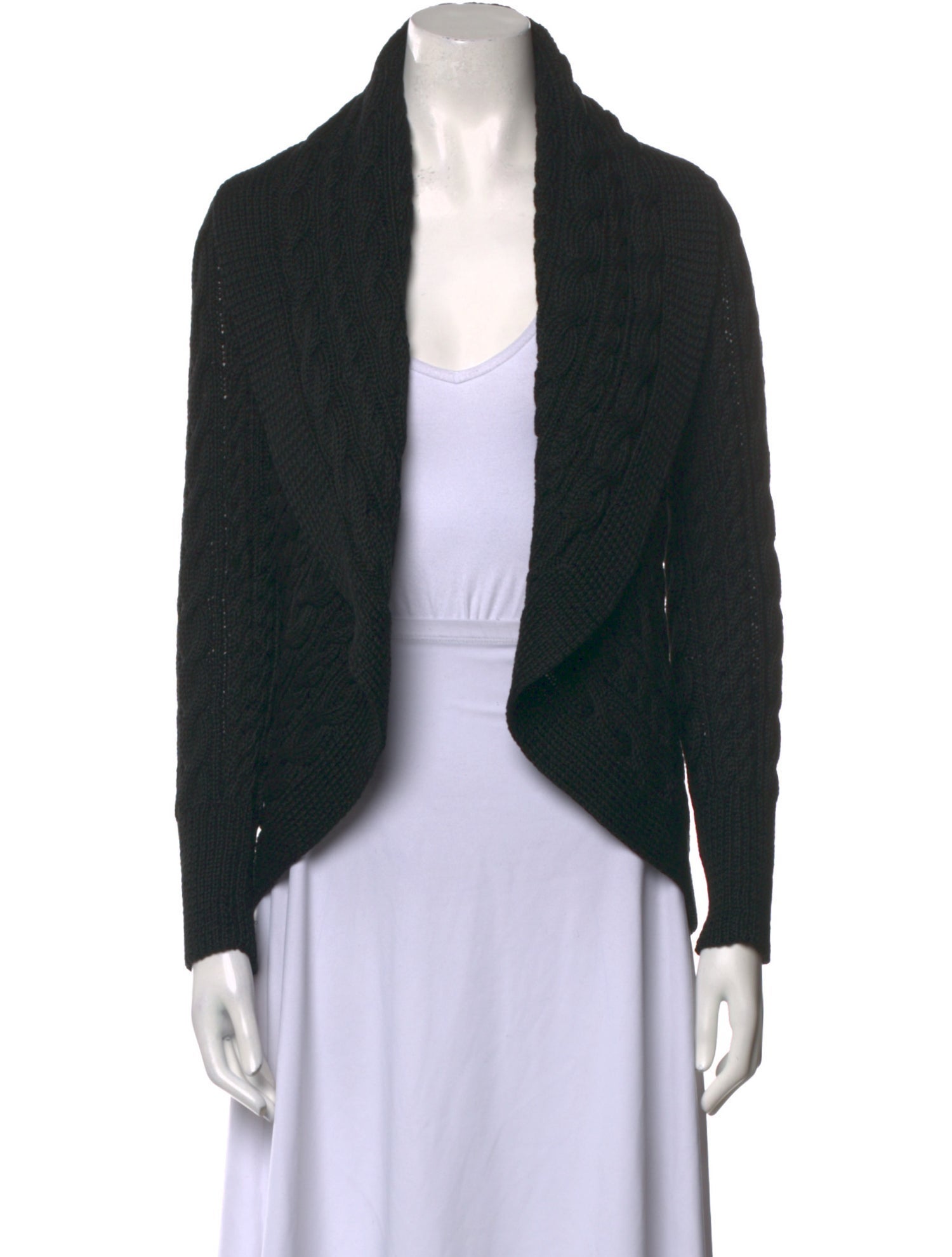 Ralph Lauren Linen Open Front Sweater