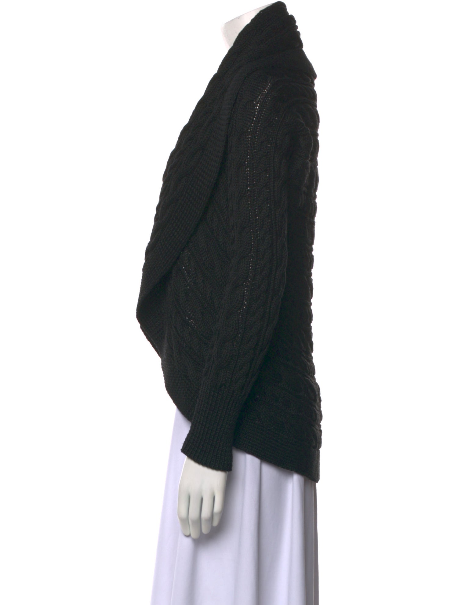 Ralph Lauren Linen Open Front Sweater