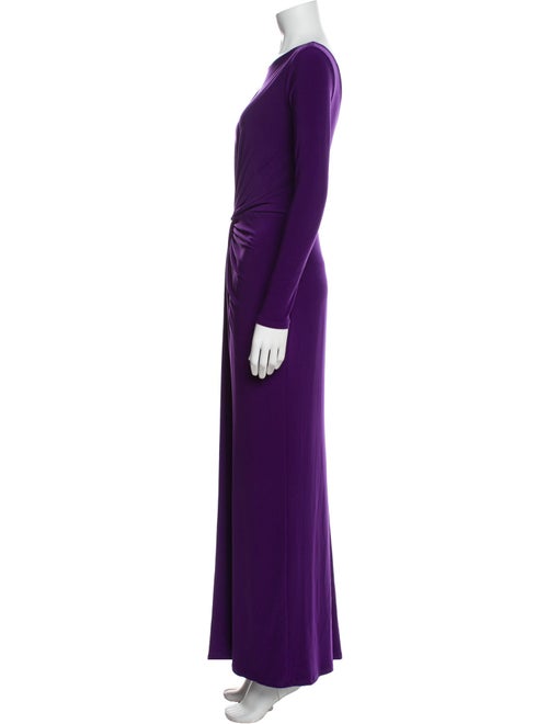 Ralph Lauren Bateau Neckline Long Dress