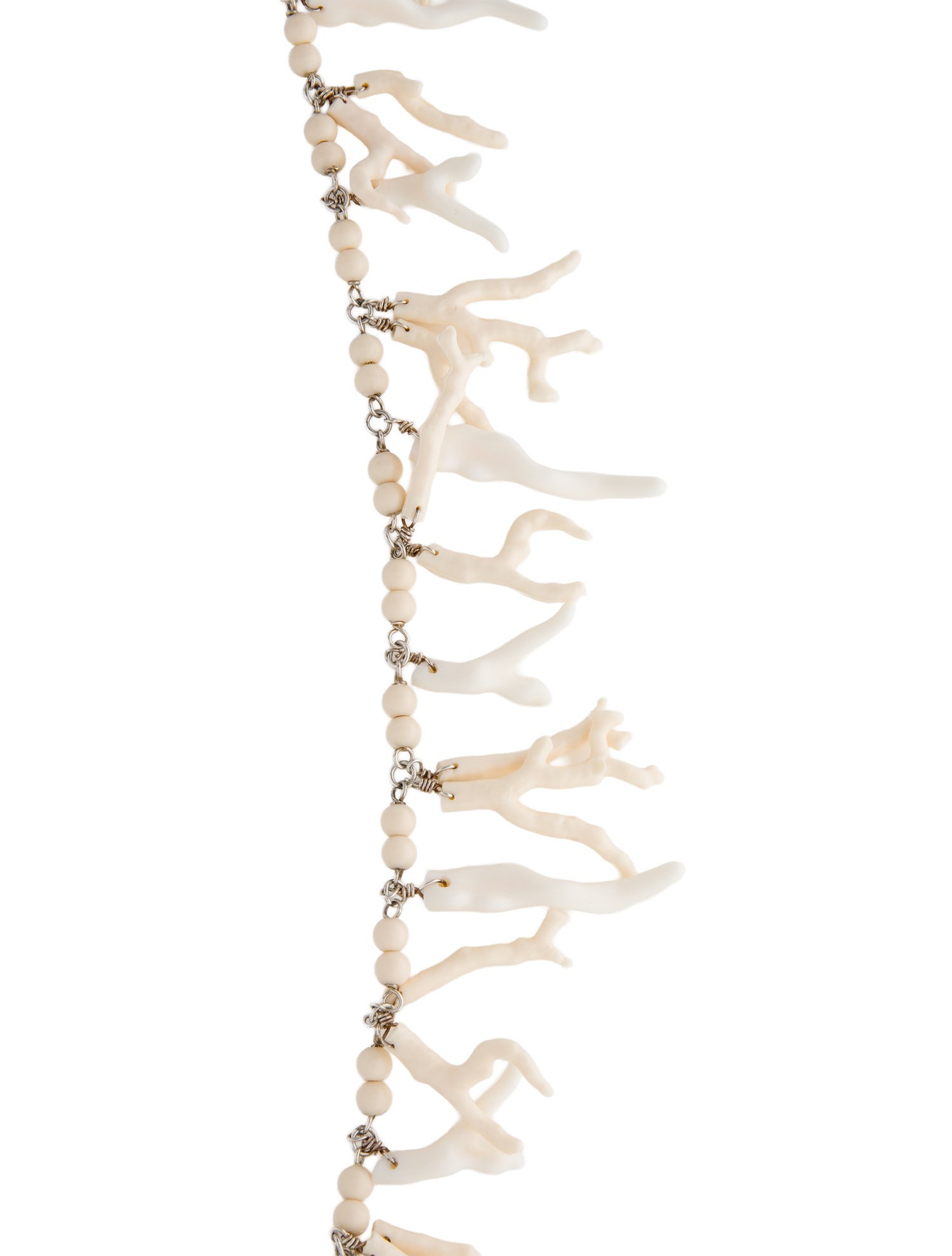 Ralph Lauren Resin & Bead Coral Beach Necklace