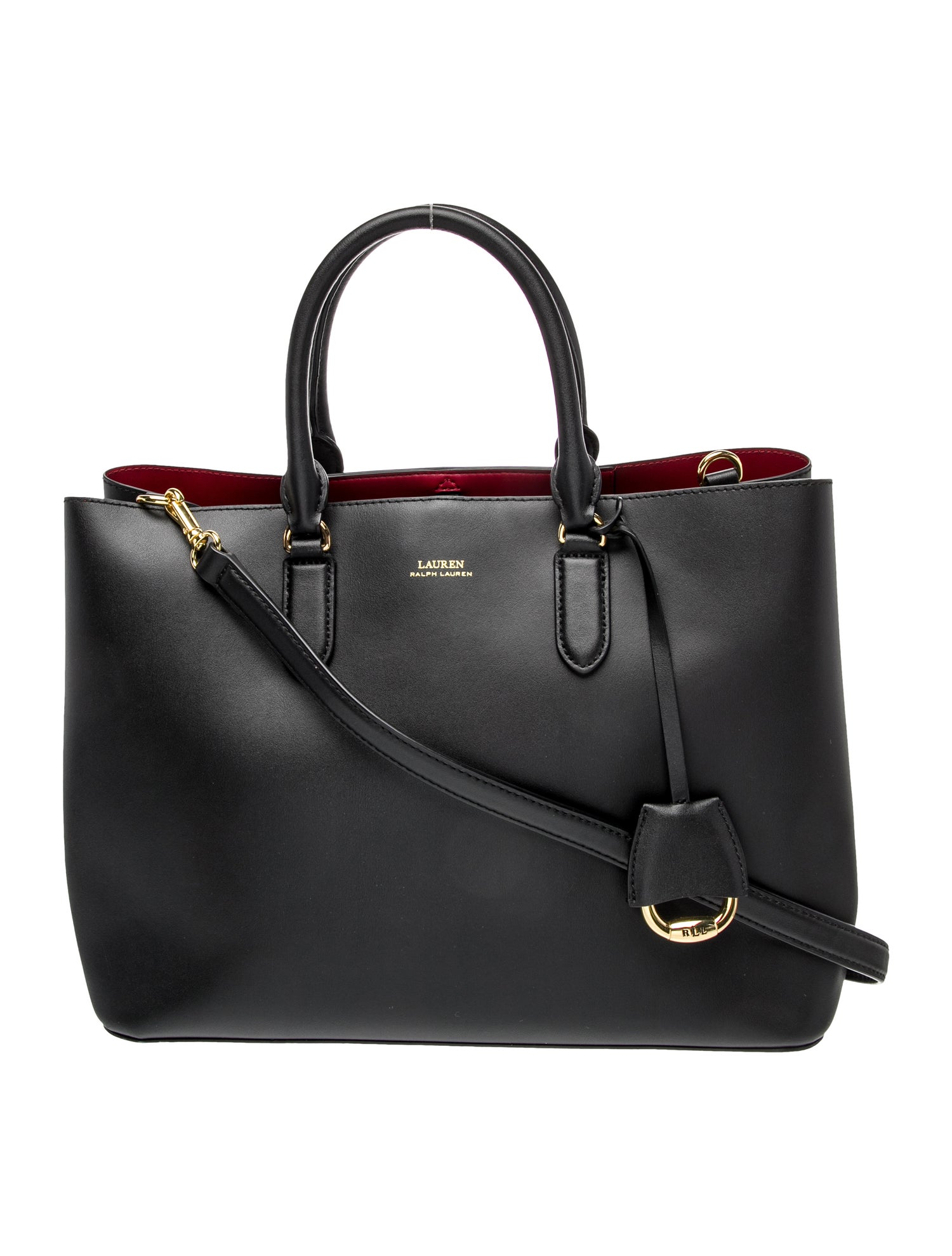 Ralph Lauren Leather Top Handle Bag