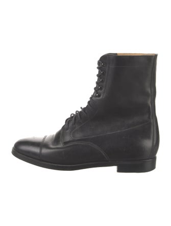 Ralph Lauren Leather Combat Boots