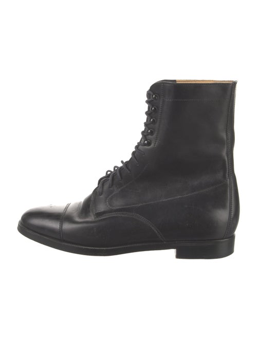 Ralph Lauren Leather Combat Boots