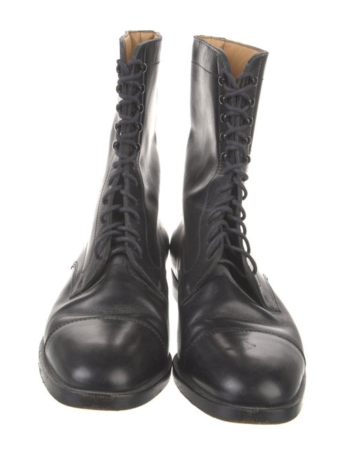 Ralph Lauren Leather Combat Boots