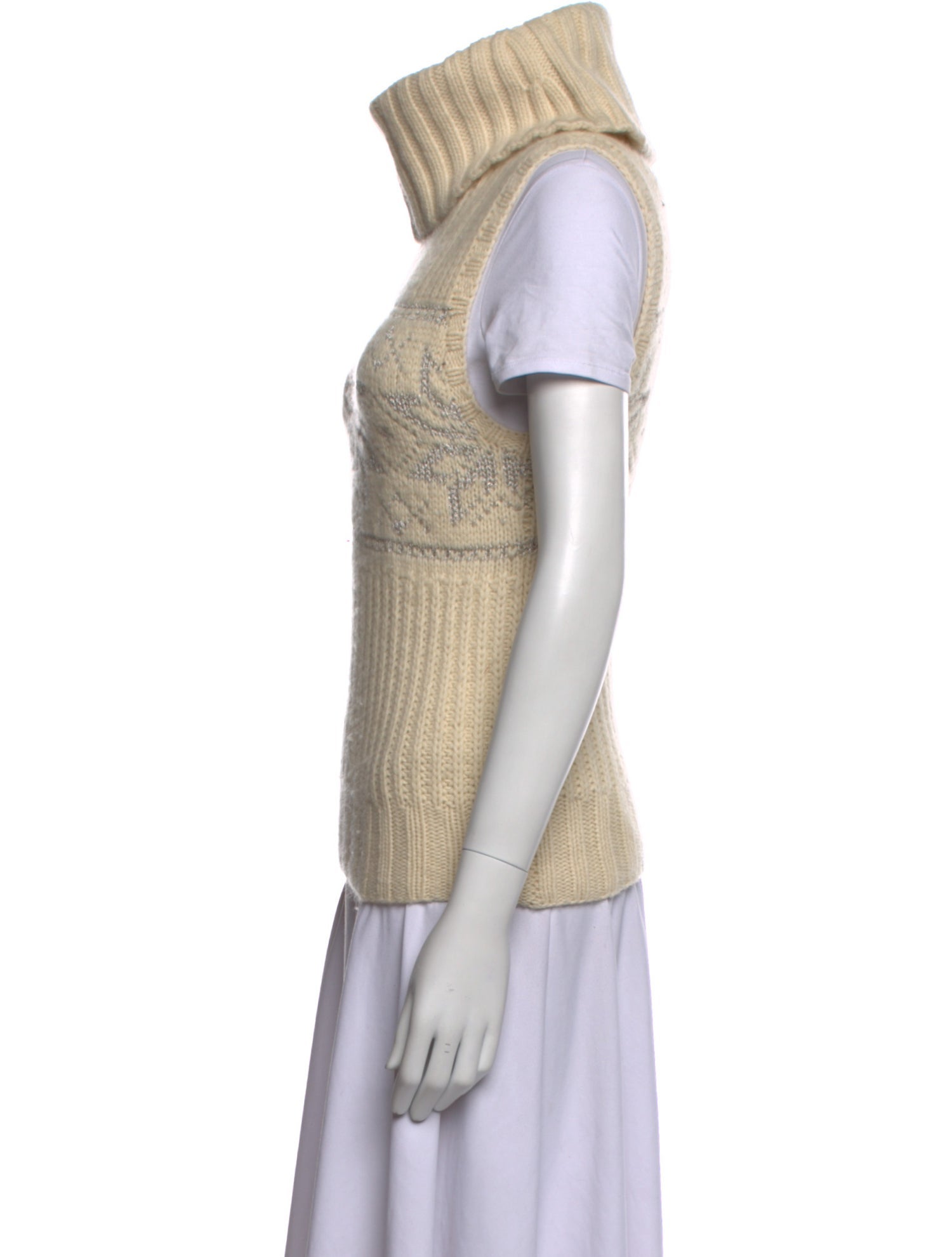 Ralph Lauren Cashmere Graphic Print Sweater