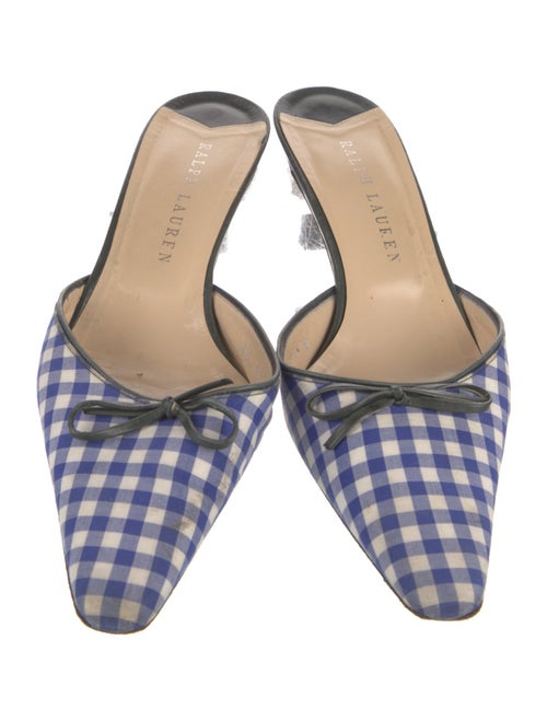 Ralph Lauren Printed Bow Accents Mules