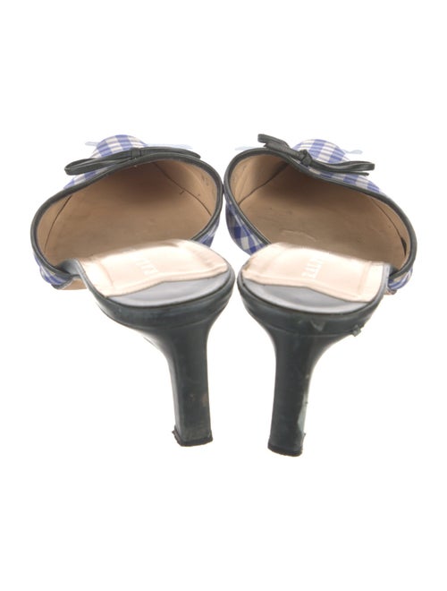 Ralph Lauren Printed Bow Accents Mules