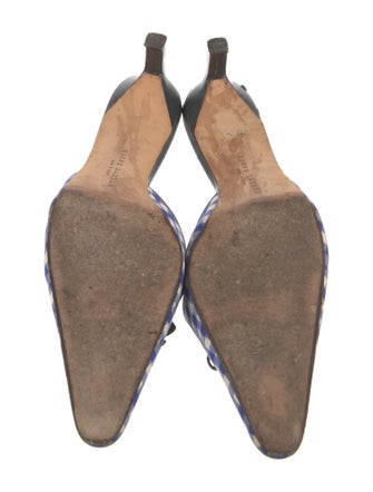 Ralph Lauren Printed Bow Accents Mules