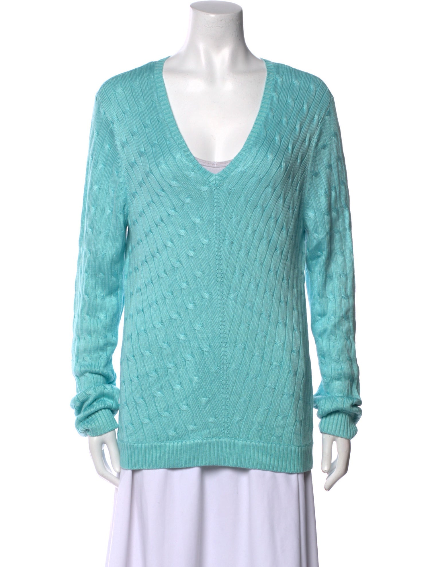 Ralph Lauren Silk V-Neck Sweater