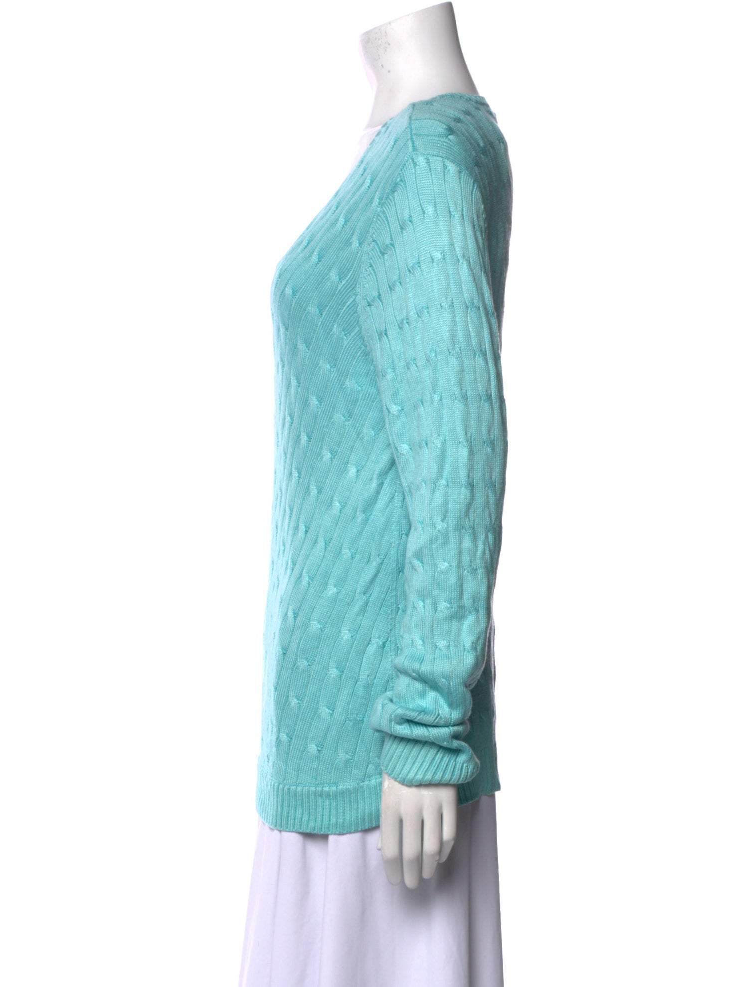 Ralph Lauren Silk V-Neck Sweater