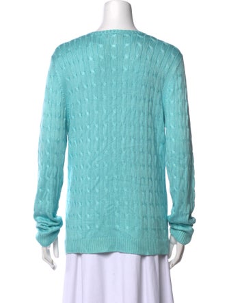 Ralph Lauren Silk V-Neck Sweater