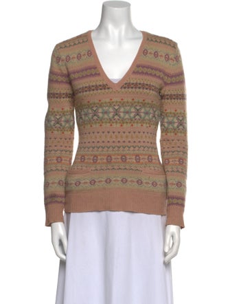 Ralph Lauren Cashmere Striped Sweater