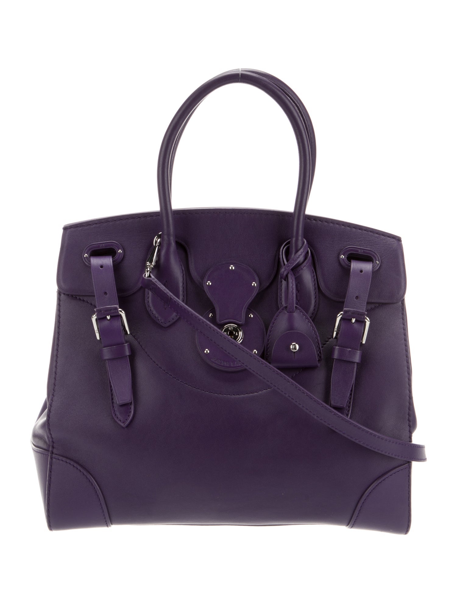 Ralph Lauren Leather Top Handle Bag