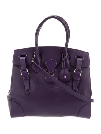Ralph Lauren Leather Top Handle Bag