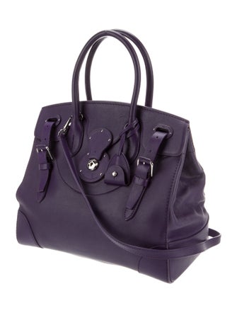 Ralph Lauren Leather Top Handle Bag