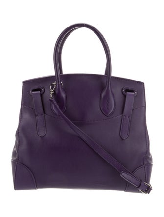 Ralph Lauren Leather Top Handle Bag