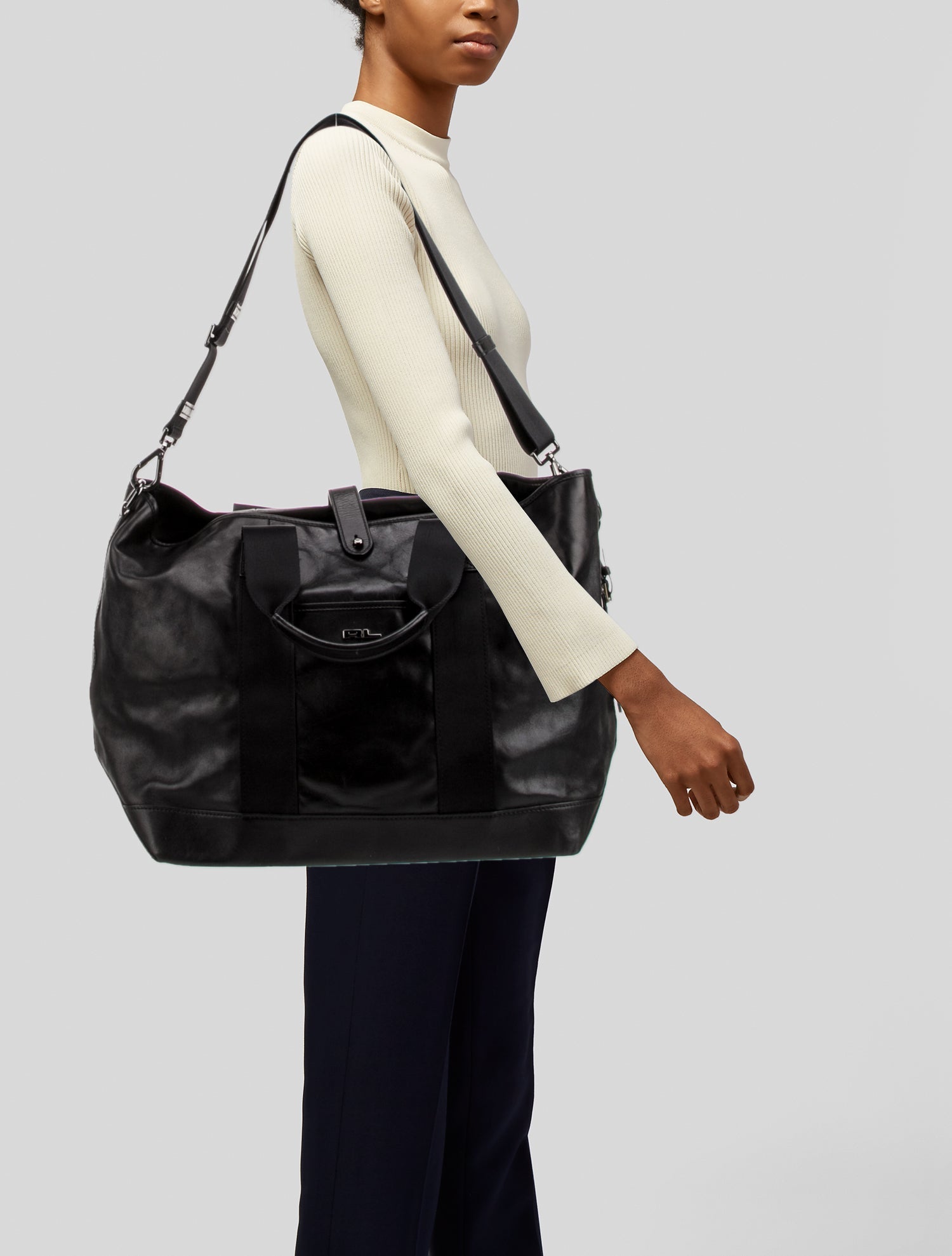 Ralph Lauren Leather Weekender Bag