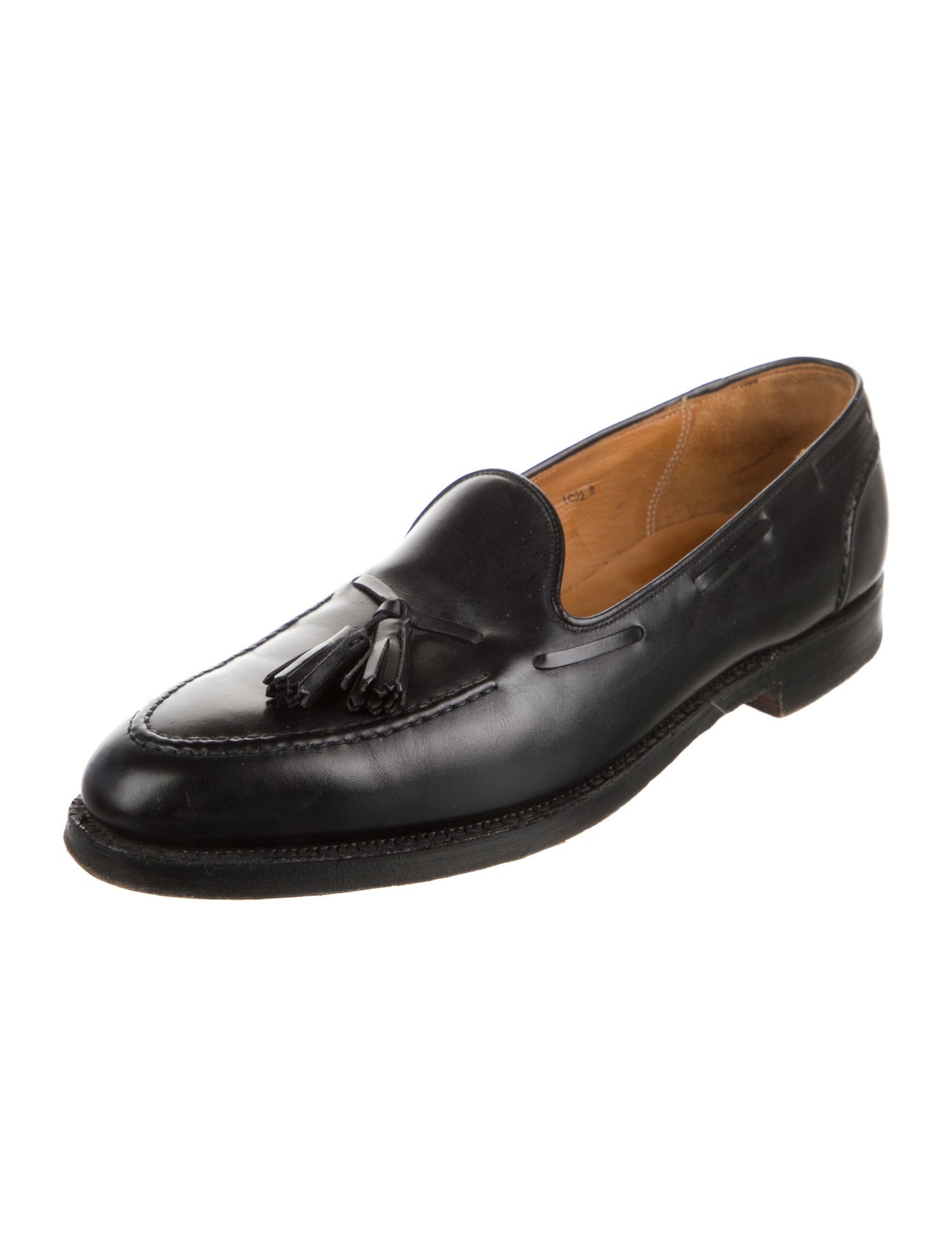 Ralph Lauren Leather Tassel Accents Loafers