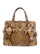 Ralph Lauren Snakeskin Top Handle Bag