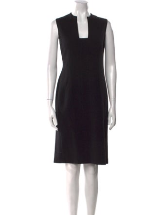 Ralph Lauren Wool Midi Length Dress