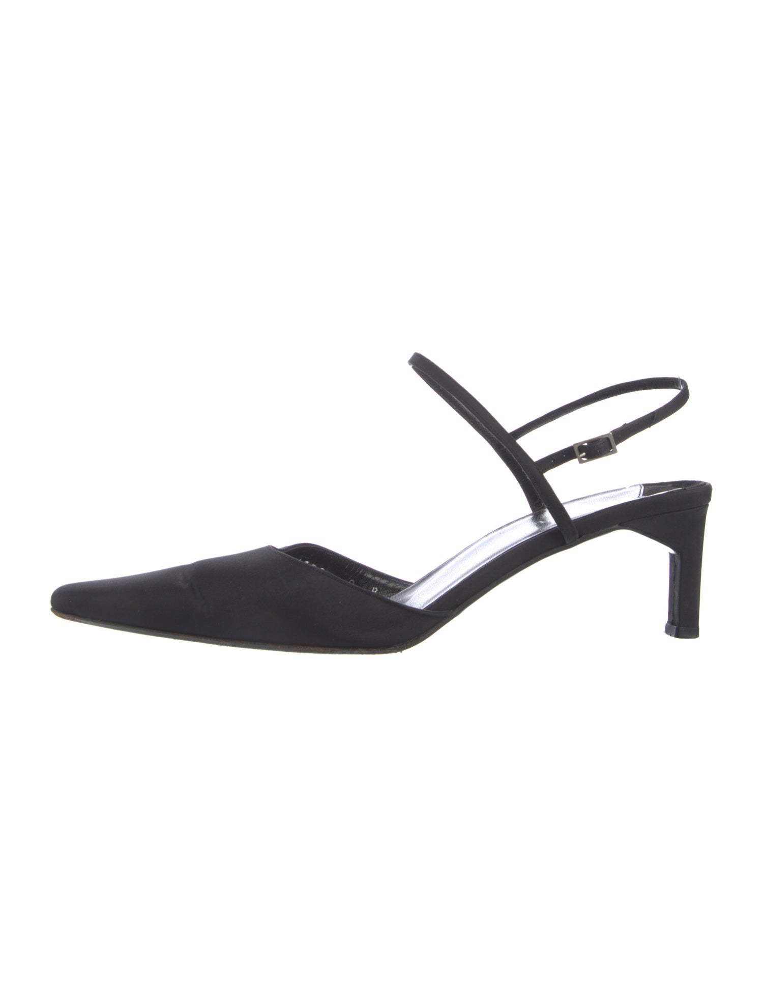 Ralph Lauren Satin Slingback Pumps