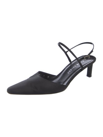 Ralph Lauren Satin Slingback Pumps