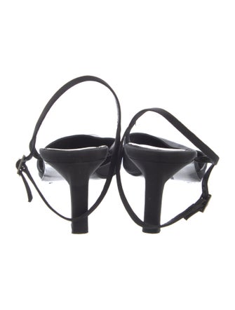 Ralph Lauren Satin Slingback Pumps