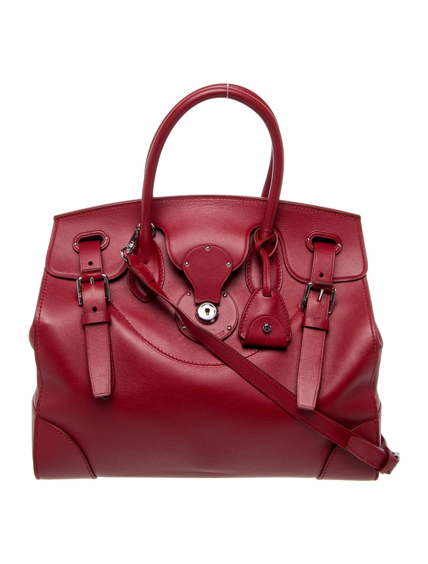 Ralph Lauren Leather Top Handle Bag