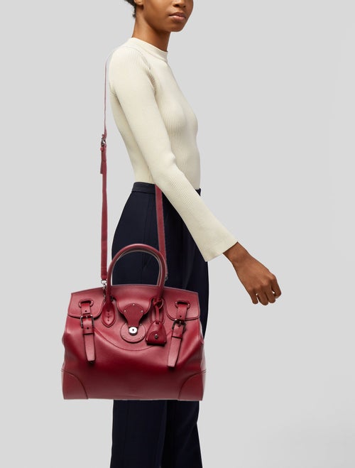 Ralph Lauren Leather Top Handle Bag