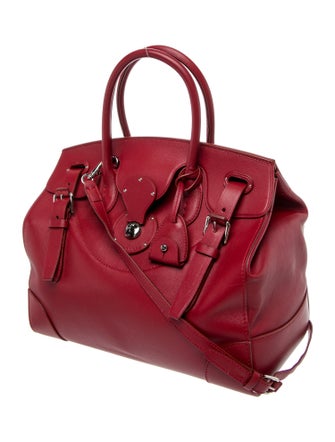 Ralph Lauren Leather Top Handle Bag