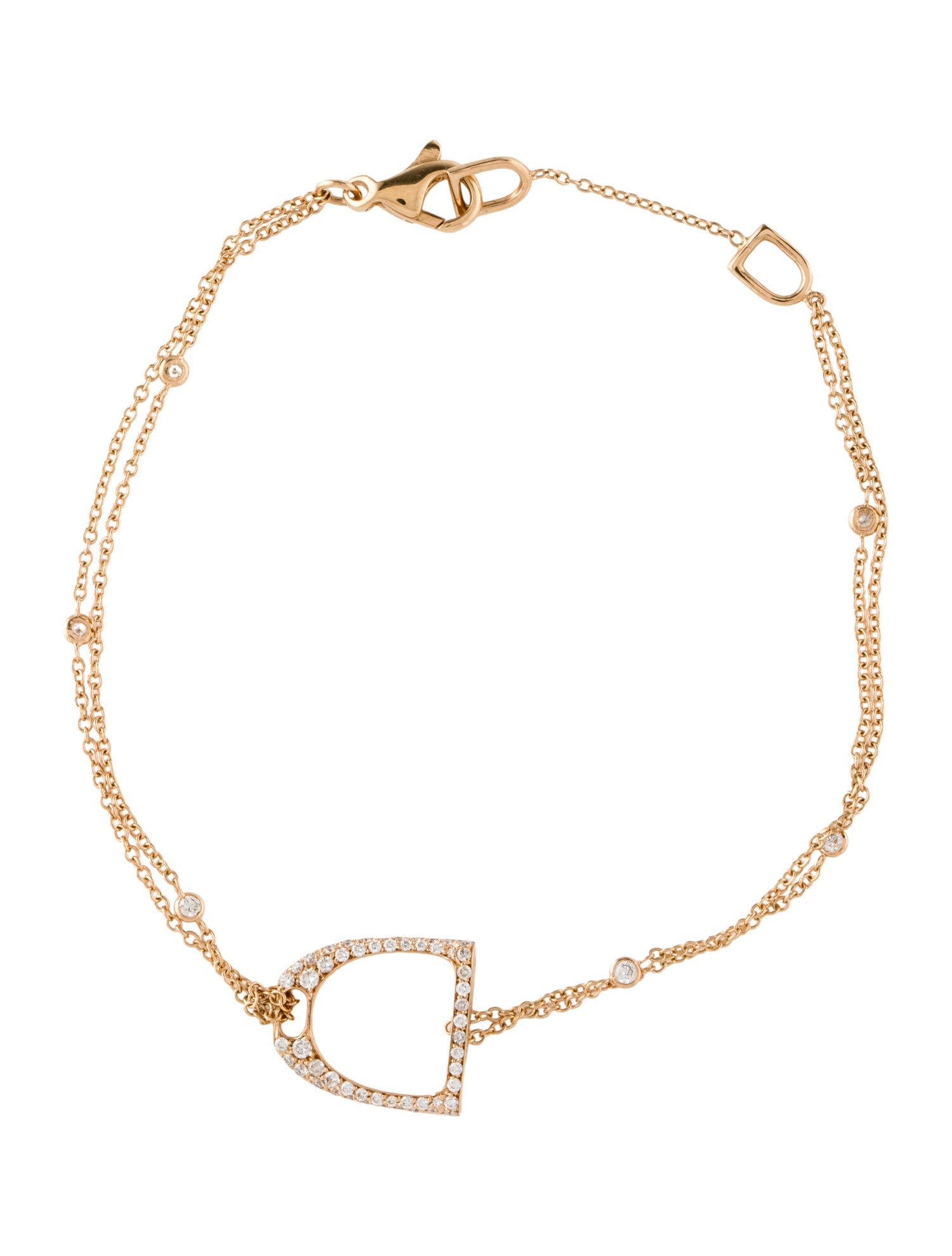 Ralph Lauren 18K Pavé Diamond Bracelet