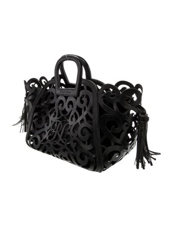 Ralph Lauren Leather Top Handle Bag