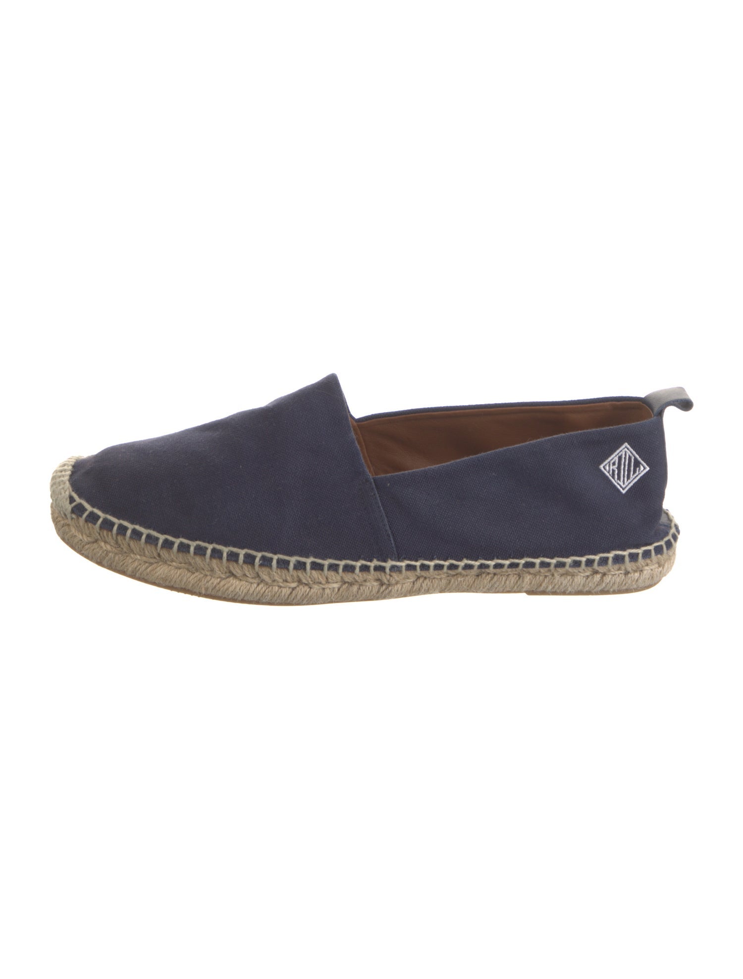 Ralph Lauren Canvas Whipstitch Trim Espadrilles