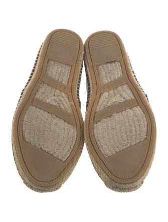 Ralph Lauren Canvas Whipstitch Trim Espadrilles