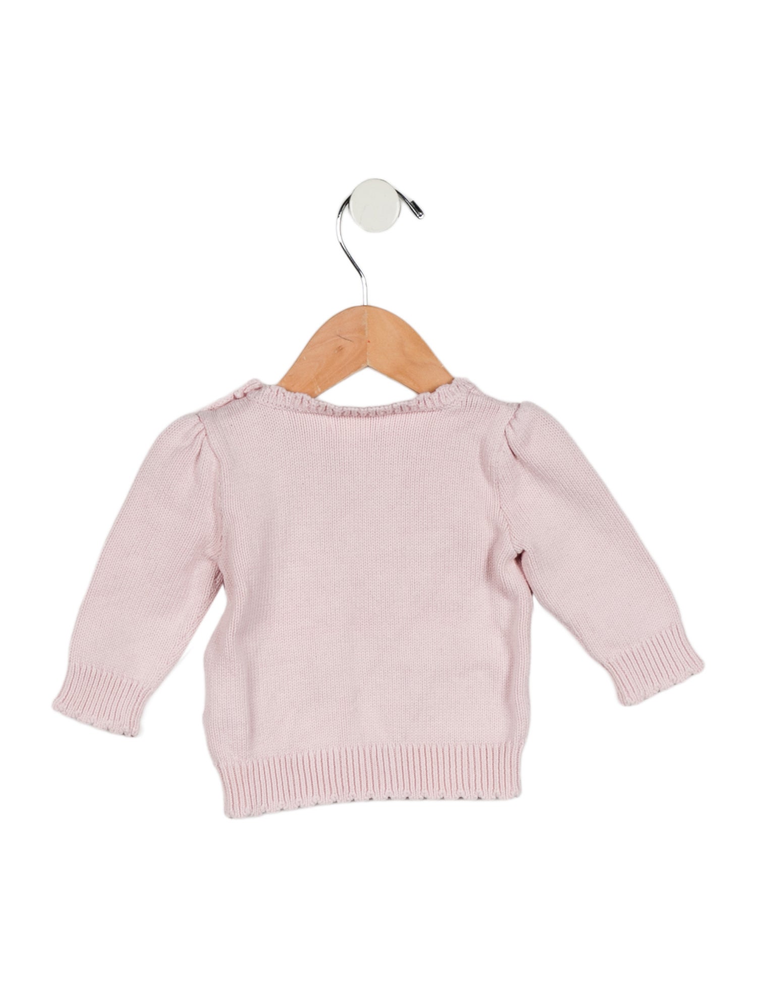Ralph Lauren infant girls' pink multicolored sweater