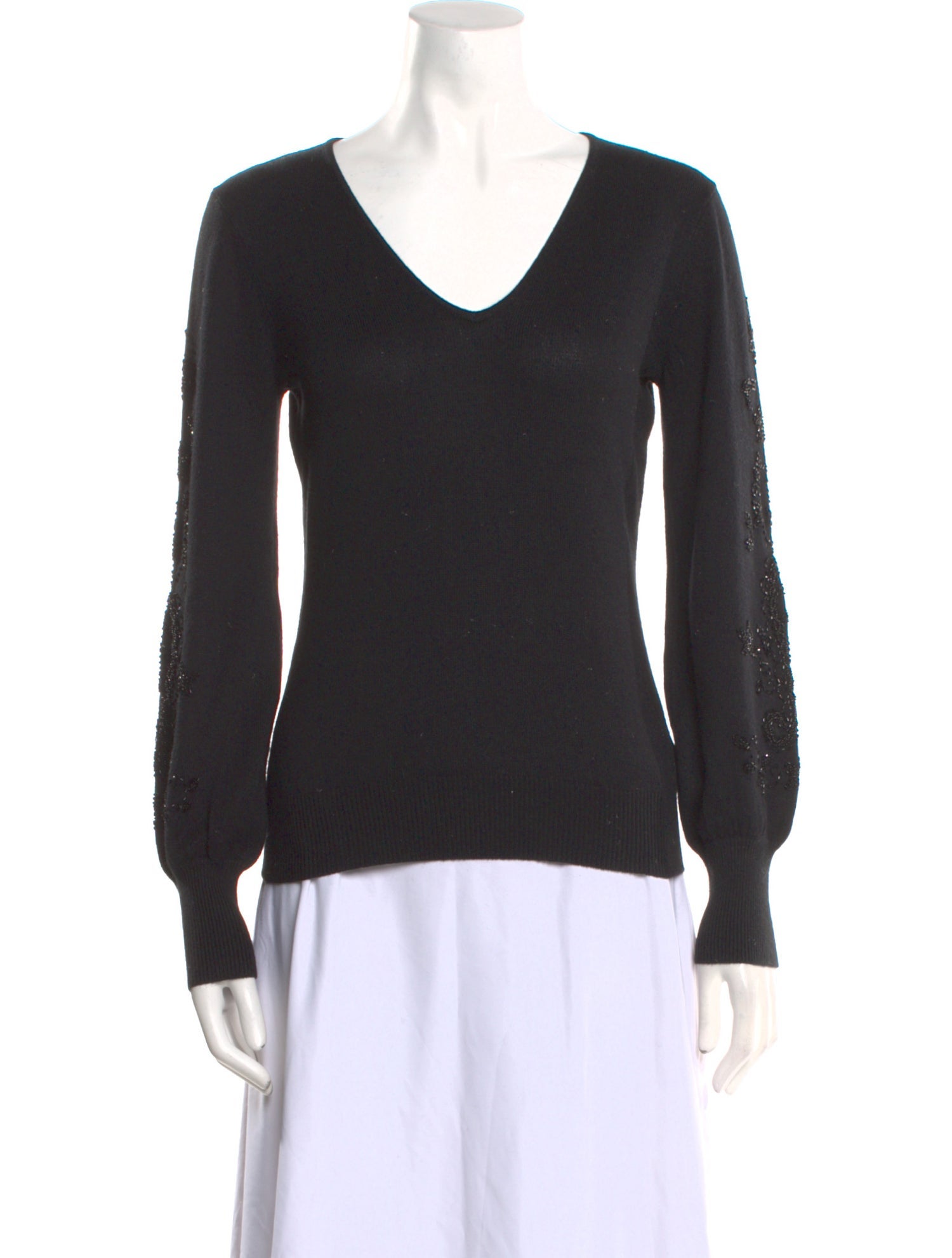 Ralph Lauren Silk V-Neck Sweater