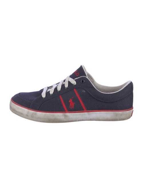 Ralph Lauren Canvas Striped Sneakers
