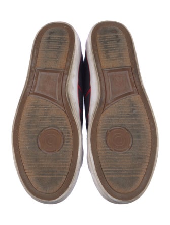 Ralph Lauren Canvas Striped Sneakers