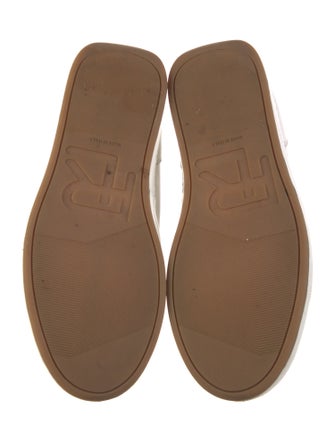 Ralph Lauren Leather Printed Sneakers