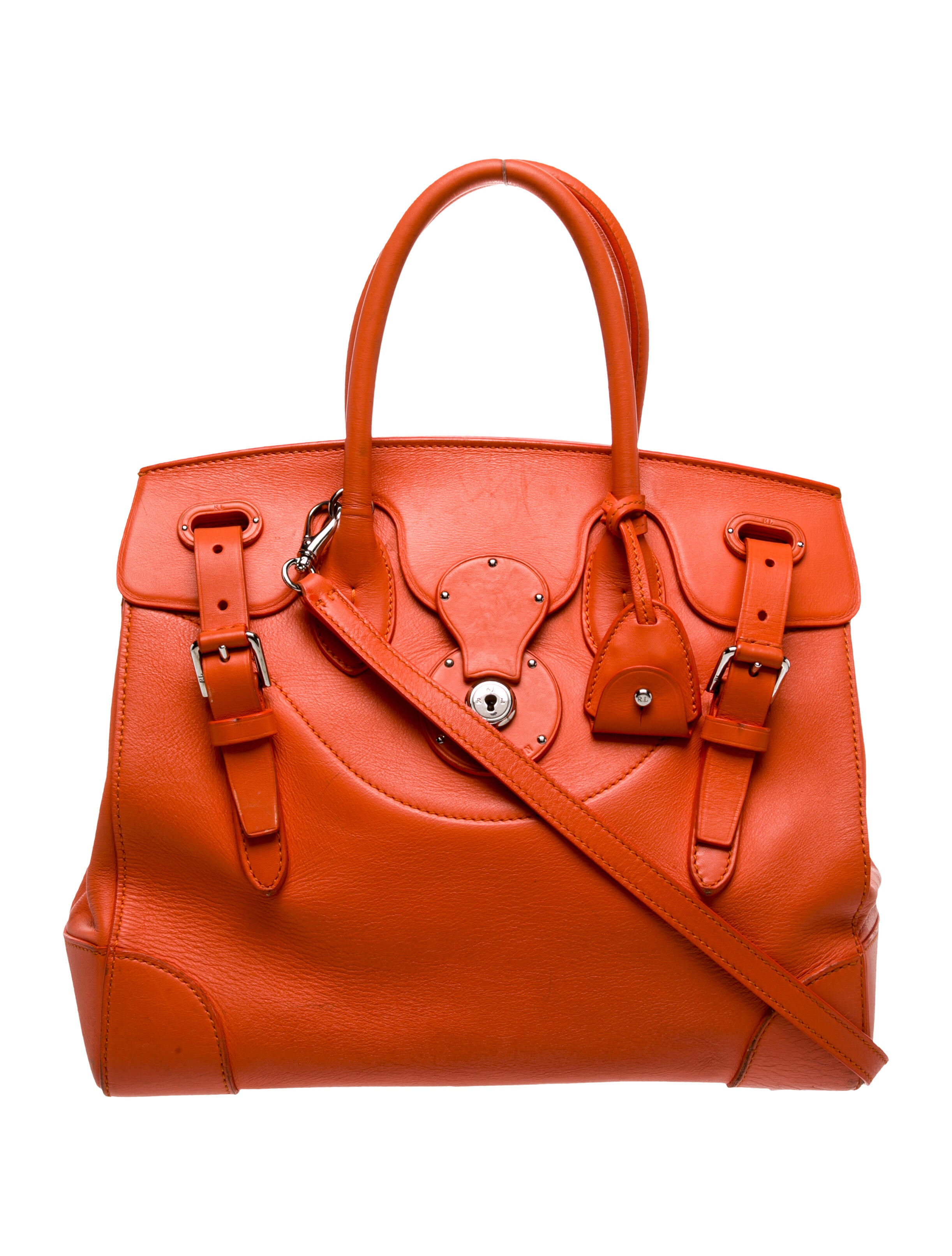 Ralph Lauren Leather Top Handle Bag