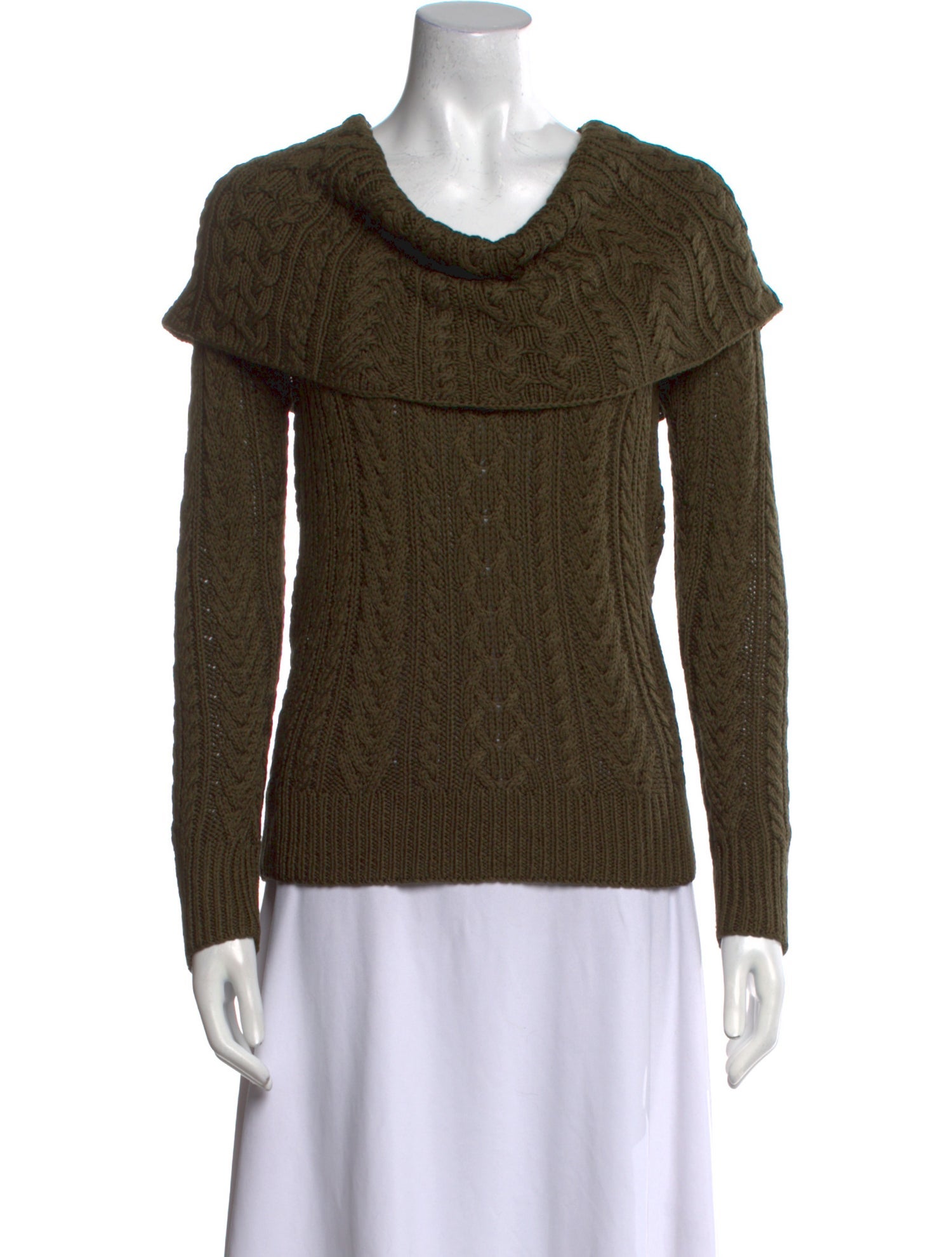 Ralph Lauren Silk Cowl Neck Sweater