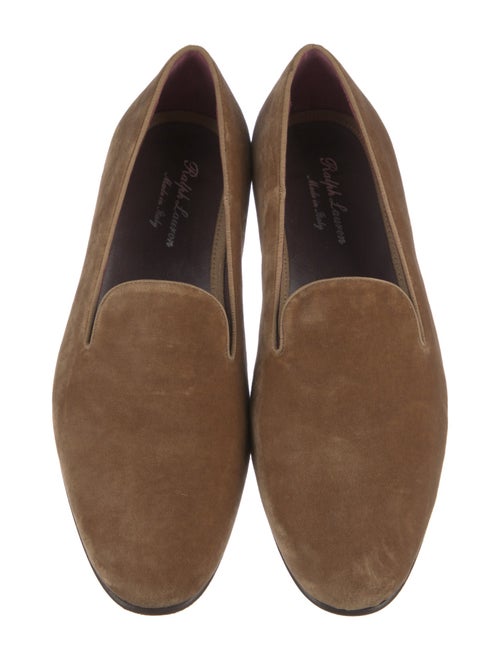 Ralph Lauren Purple Label Velvet Loafers