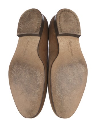 Ralph Lauren Purple Label Velvet Loafers