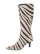 Ralph Lauren Ponyhair Animal Print Boots