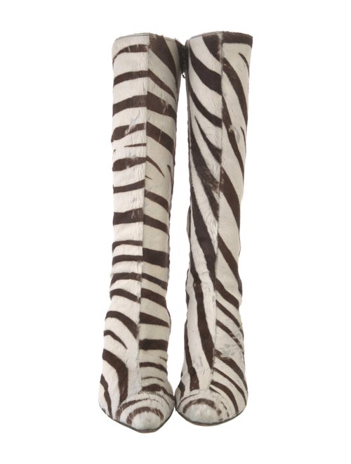 Ralph Lauren Ponyhair Animal Print Boots
