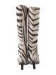Ralph Lauren Ponyhair Animal Print Boots