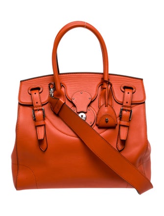 Ralph Lauren Leather Top Handle Bag