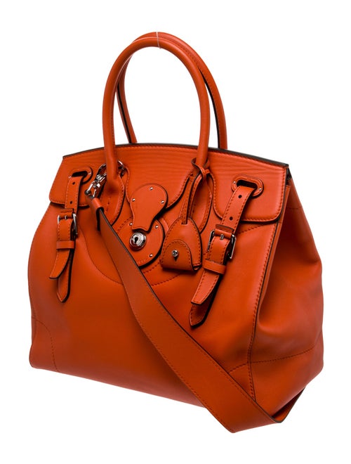 Ralph Lauren Leather Top Handle Bag
